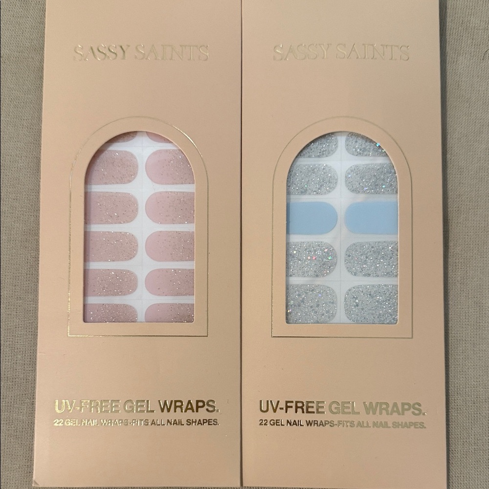 Sassy Saints Gel Nail Wraps Set